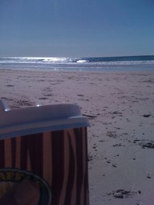 No. 32 – Eat breakfast by the beach while listening to my iPod & reading the newspaper